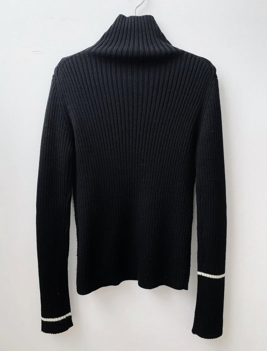 Yohji Yamamoto Y’s AW2023 – Black Ribbed Turtleneck Sweater