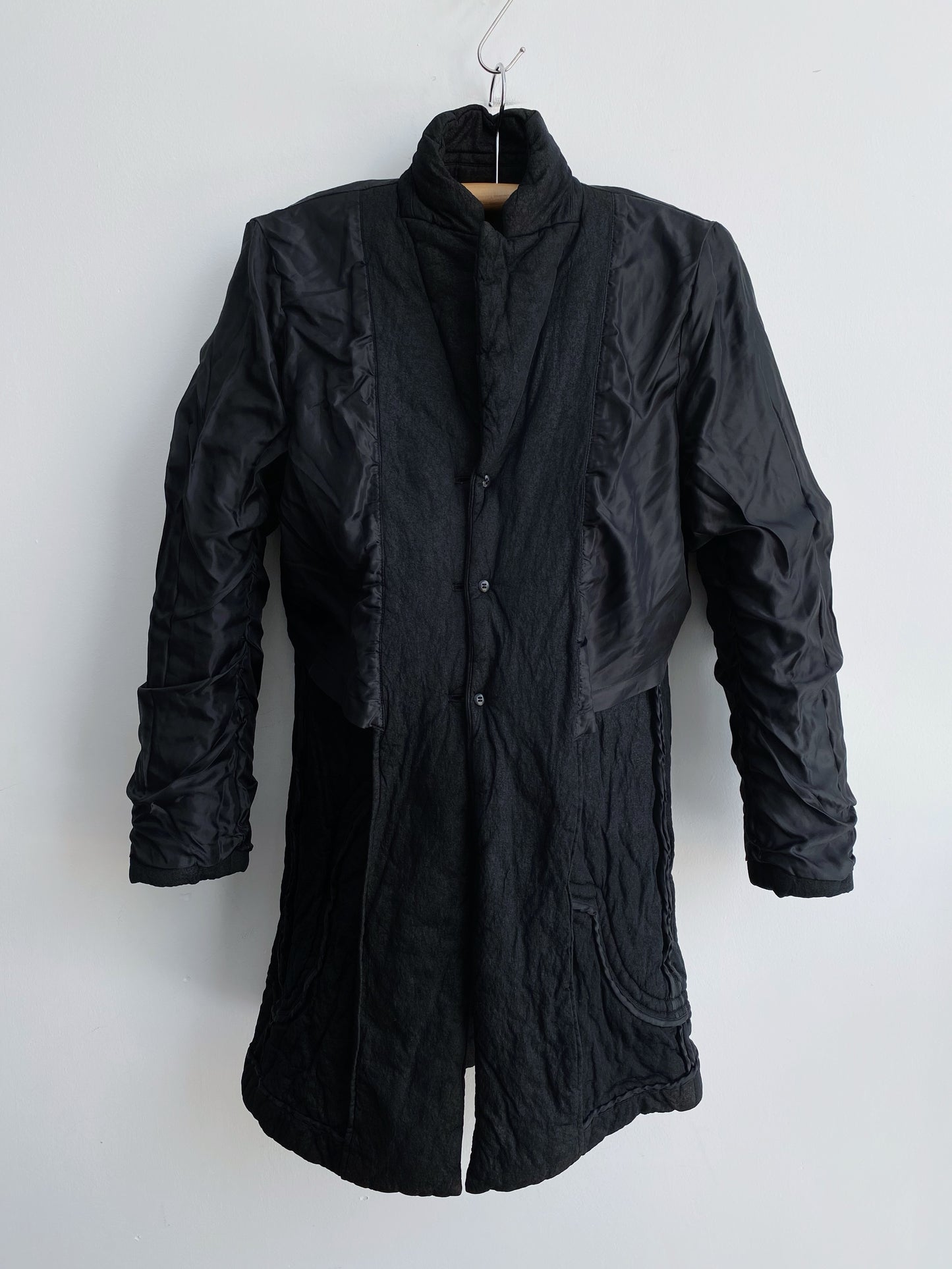 COMME DES GARCONS MAINLINE SS2017 LAYERED DEFORMATION COAT.