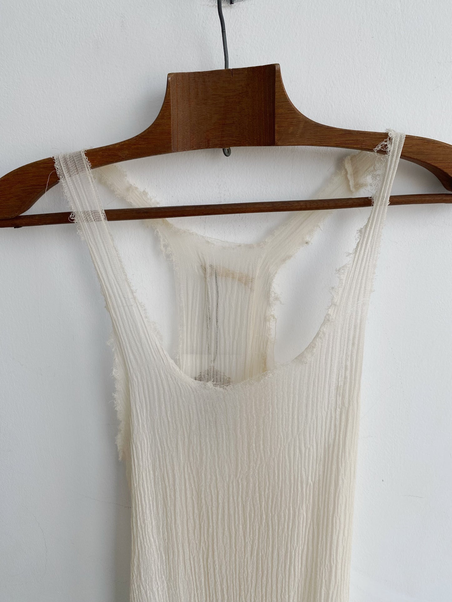 IF SIX WAS NINE — Devastated Linen Tanktop