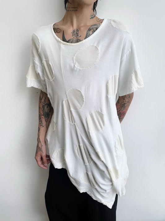 Yohji Yamamoto Y’s Spring/summer 2020 — Polka Dots Asymmetrical Shirt.