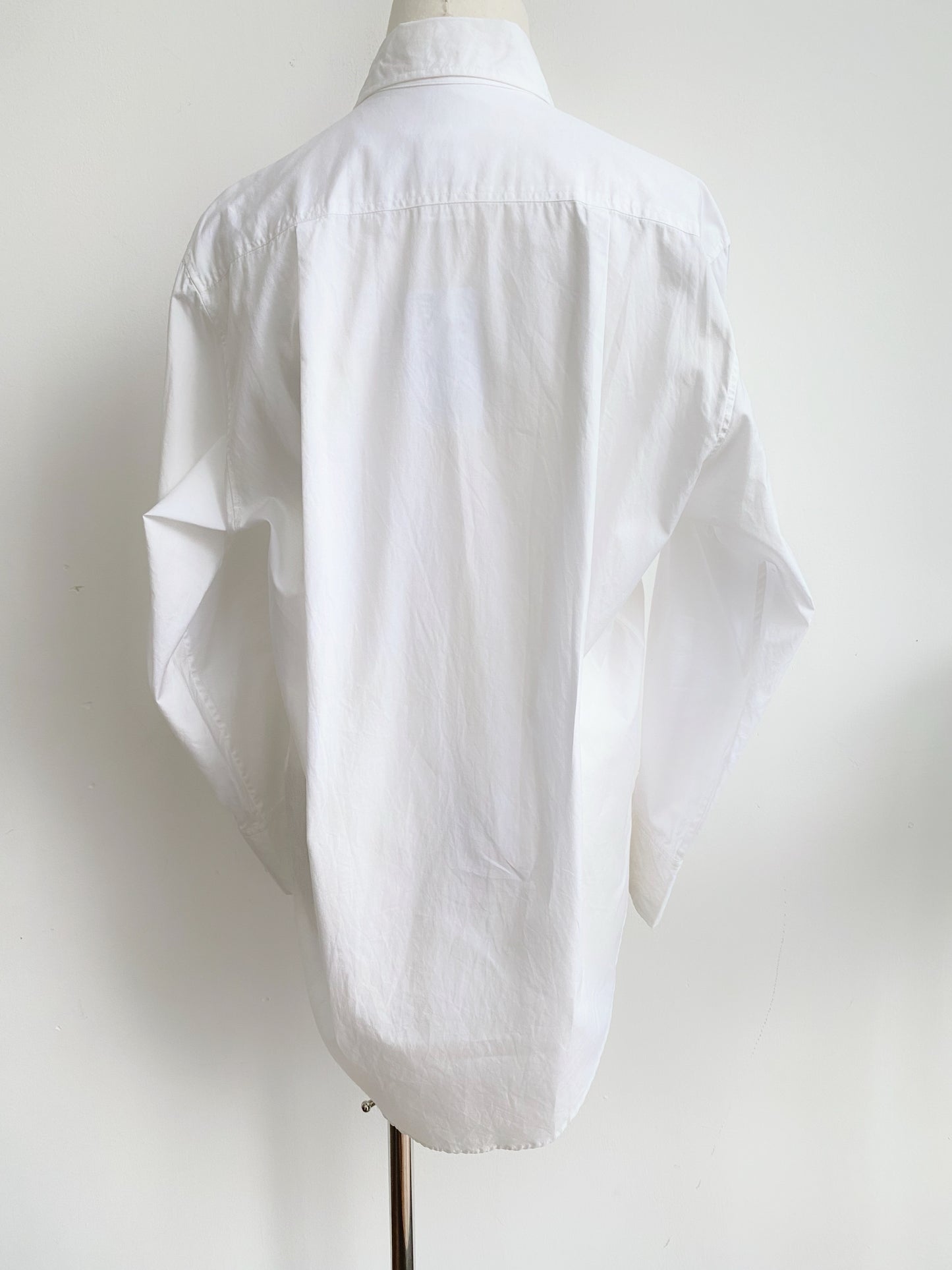 Yohji Yamamoto Y’s — White Asymmetric Shirt.