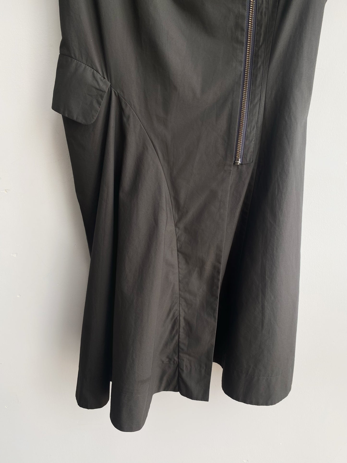 Vivienne Westwood — Asymmetry in motion dress.