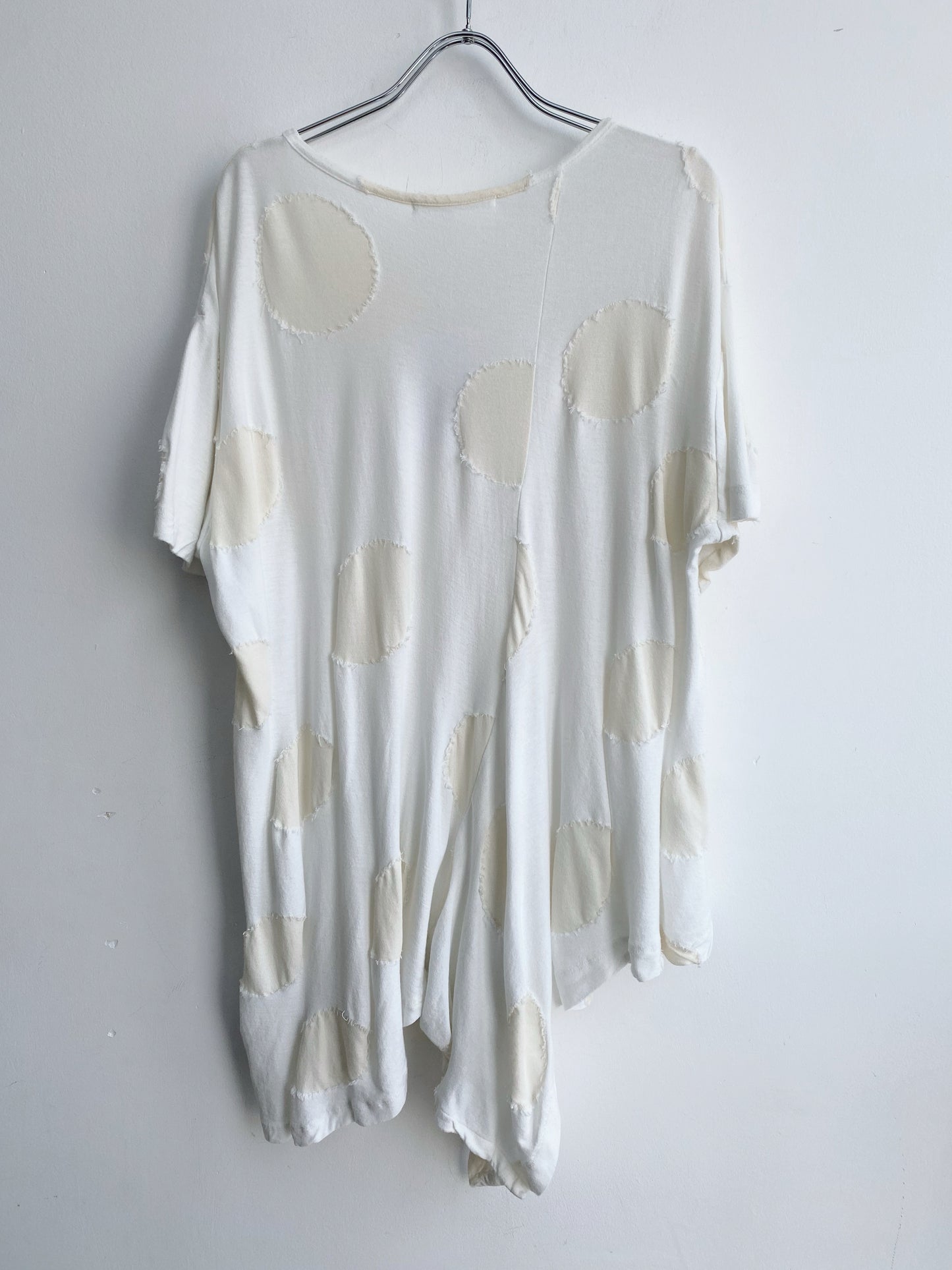 Yohji Yamamoto Y’s Spring/summer 2020 — Polka Dots Asymmetrical Shirt.