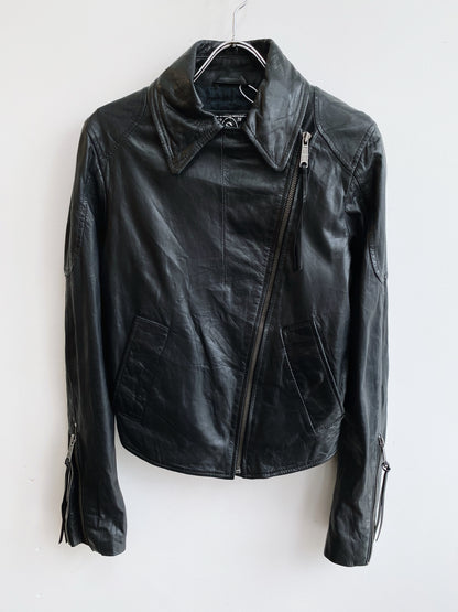 2000s Diesel — Lamb Leather Jacket.