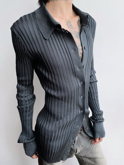 Bottega Veneta Spring/Summer 2020 — Silk Ribbet Slim Fit Shirt.