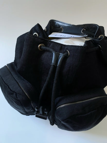 Diesel Leather — Trimmed Backpack.