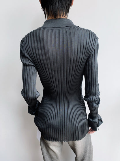 Bottega Veneta Spring/Summer 2020 — Silk Ribbet Slim Fit Shirt.