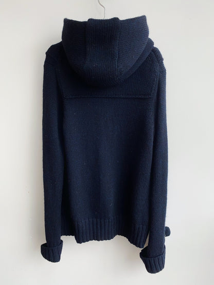 Yohji Yamamoto Y’s AW2012 Wool Toggle Knit Hoodie.