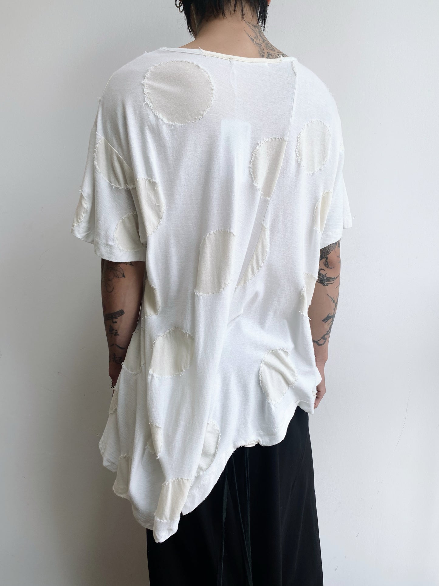 Yohji Yamamoto Y’s Spring/summer 2020 — Polka Dots Asymmetrical Shirt.