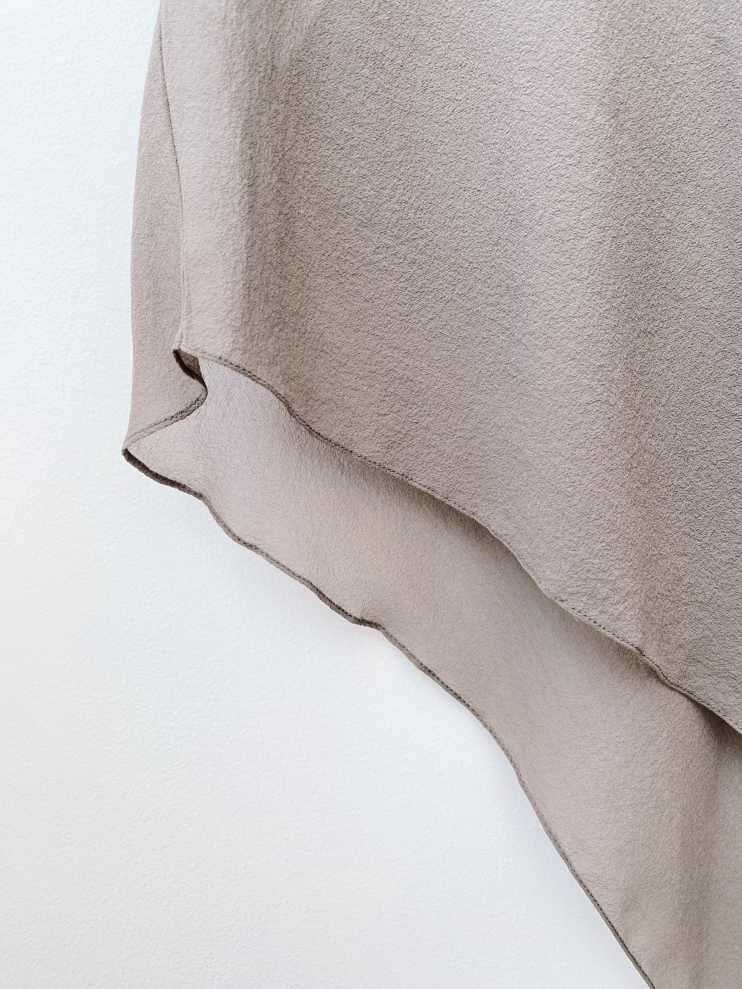 Helmut Lang — Asymmetrical Silk Blouse.