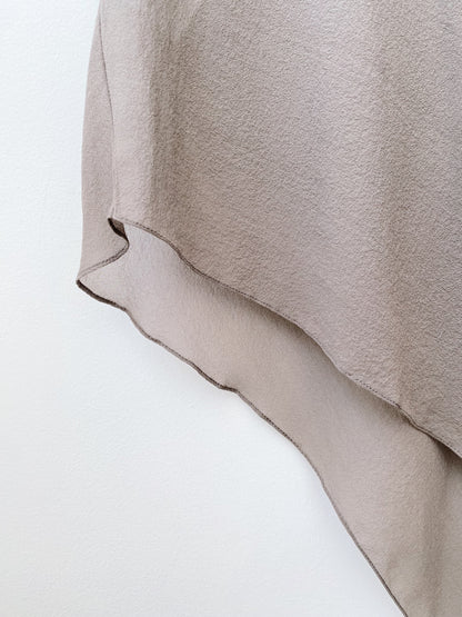 Helmut Lang — Asymmetrical Silk Blouse.