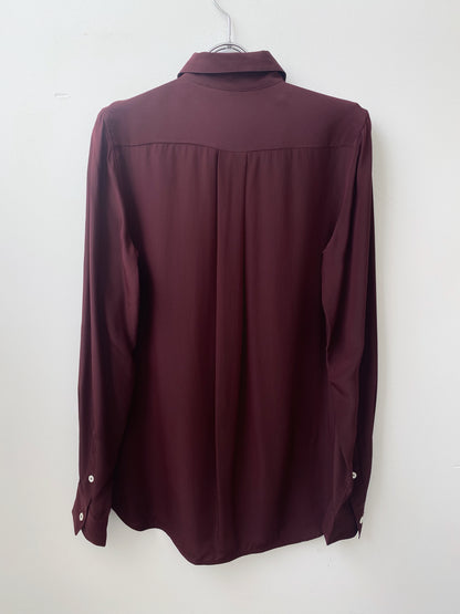 CELINE by Phoebe Philo – Mulberry Silk Shirt.
