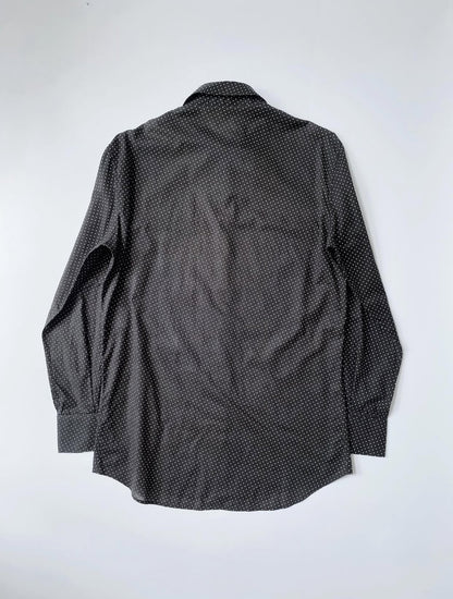 ALEXANDER MCQUEEN SS2011 SKULL PRINT POLKADOTS SHIRT.