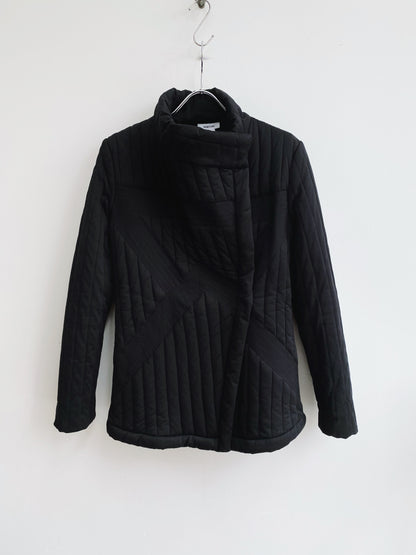 HELMUT LANG STRIPED PADDED JACKET.