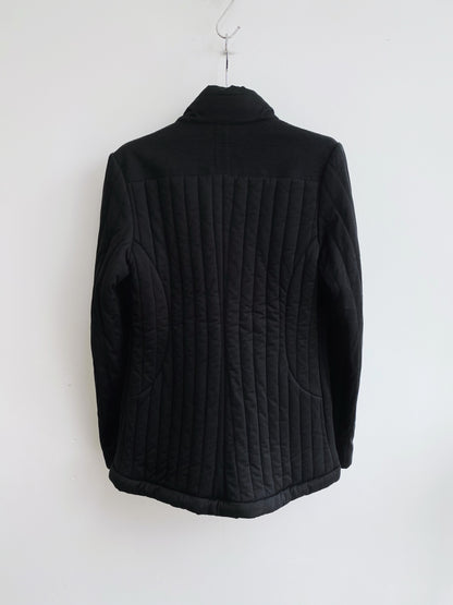 HELMUT LANG STRIPED PADDED JACKET.