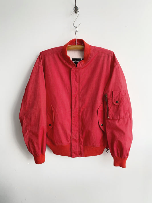 1980s ALLEGRI COTTON BOMBER JACKET.