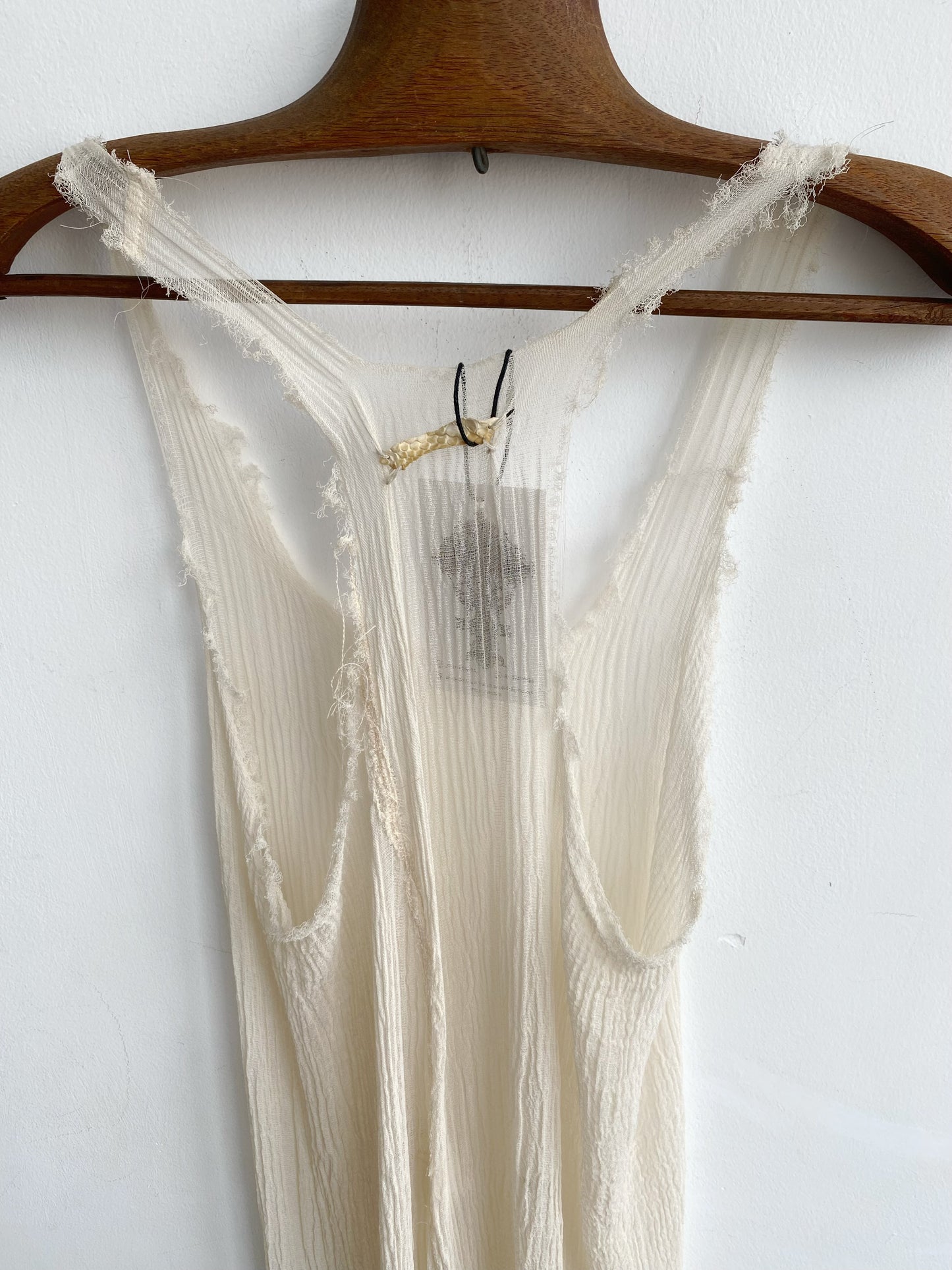 IF SIX WAS NINE — Devastated Linen Tanktop