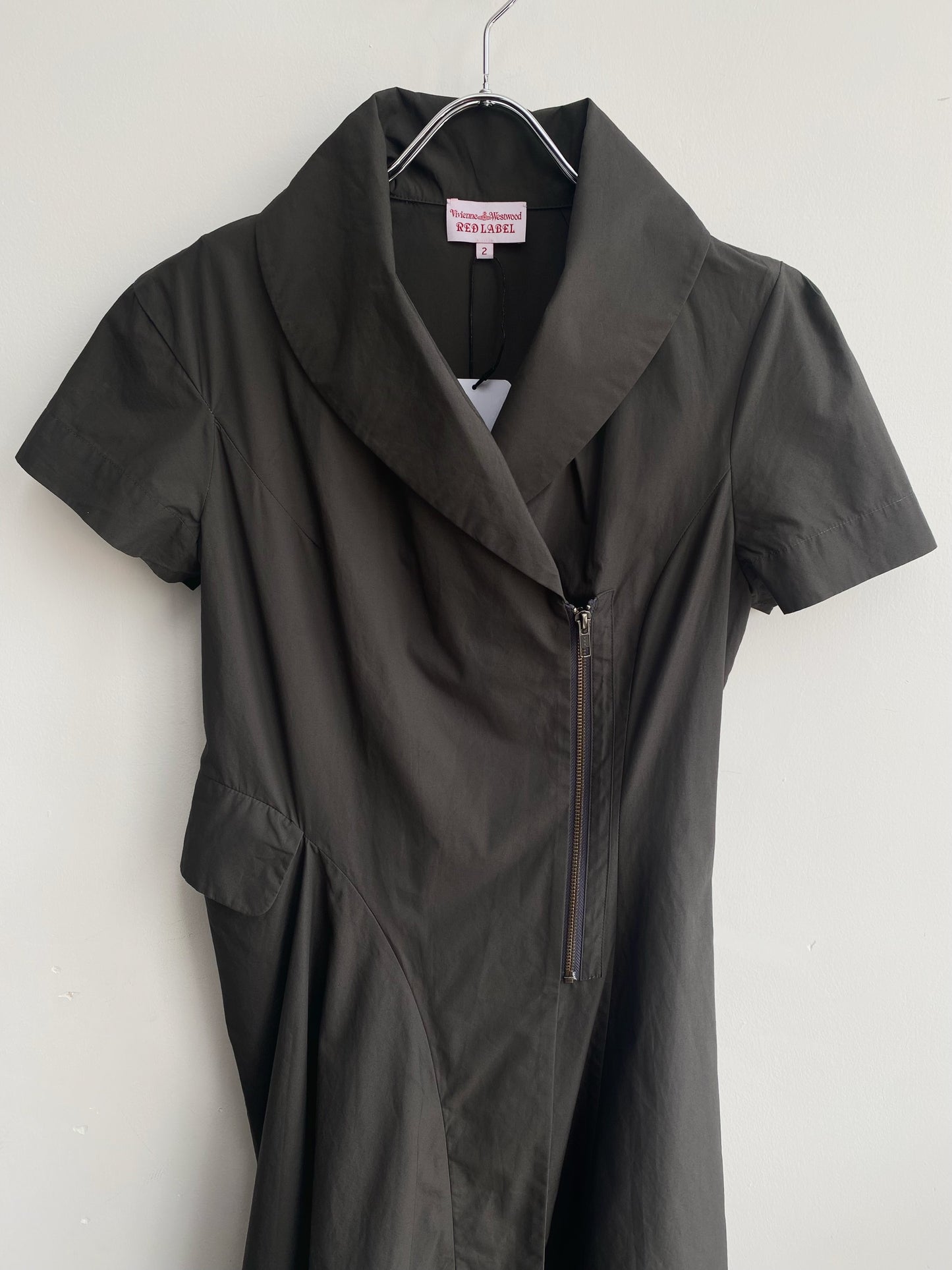 Vivienne Westwood — Asymmetry in motion dress.
