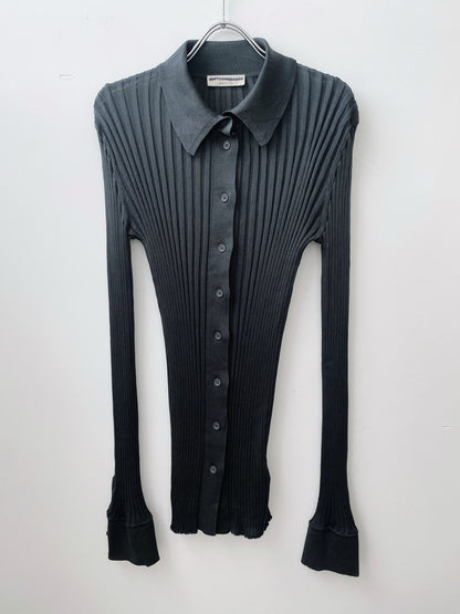 Bottega Veneta Spring/Summer 2020 — Silk Ribbet Slim Fit Shirt.