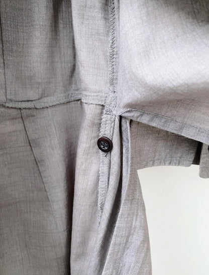 Dries Van Noten – Shirt Dress with Transformable Draping.
