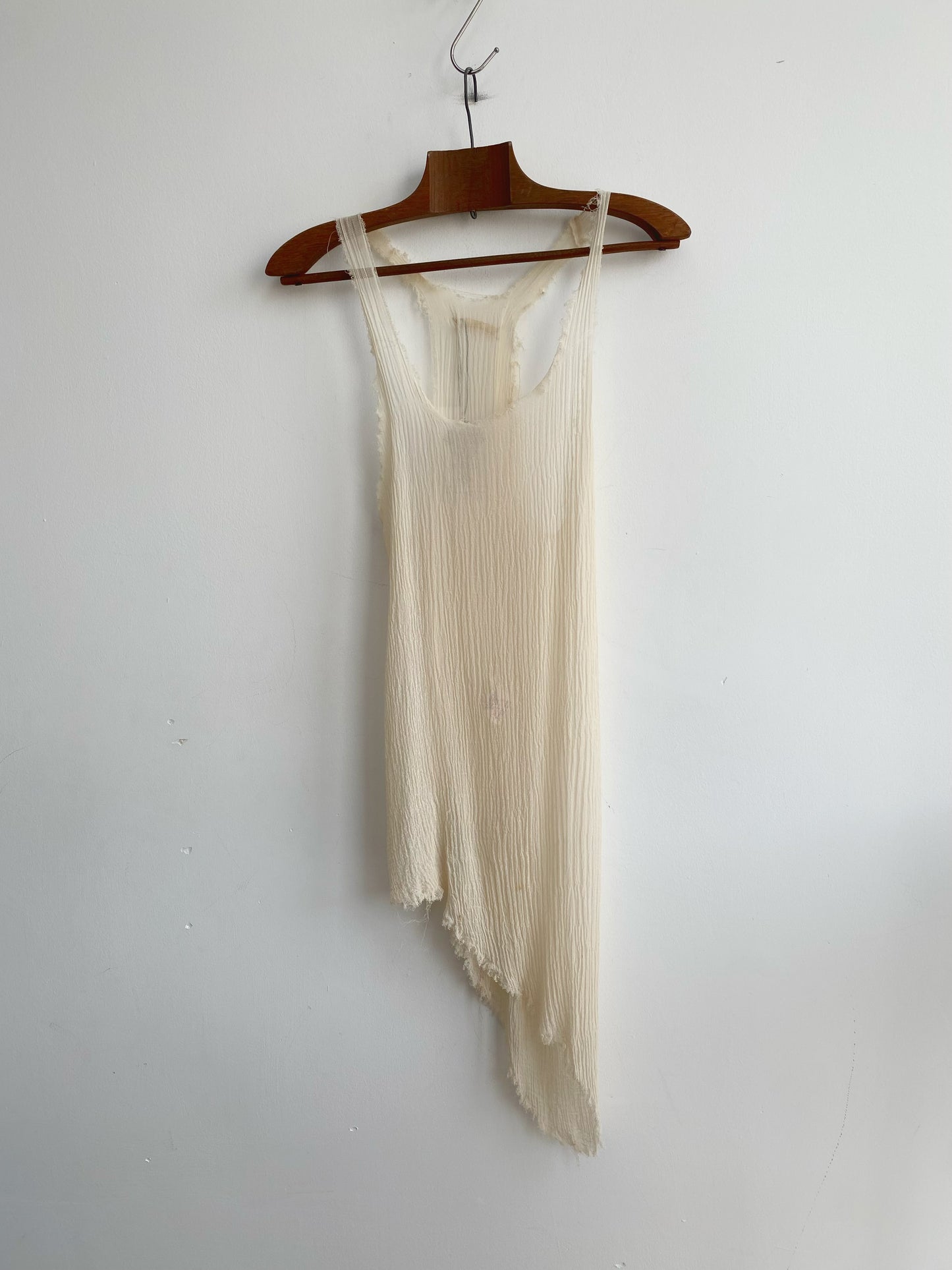 IF SIX WAS NINE — Devastated Linen Tanktop
