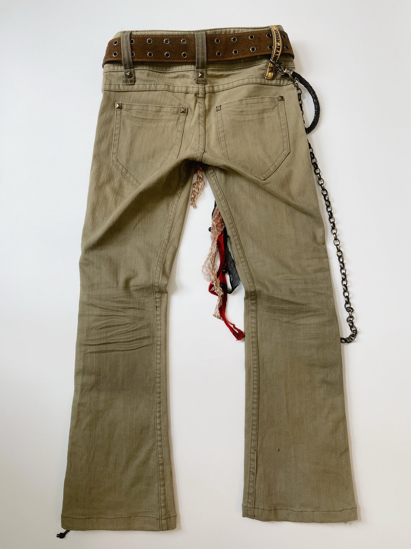 Cook Jeans low-rise flare.