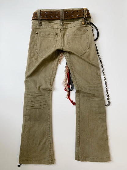 Cook Jeans low-rise flare.