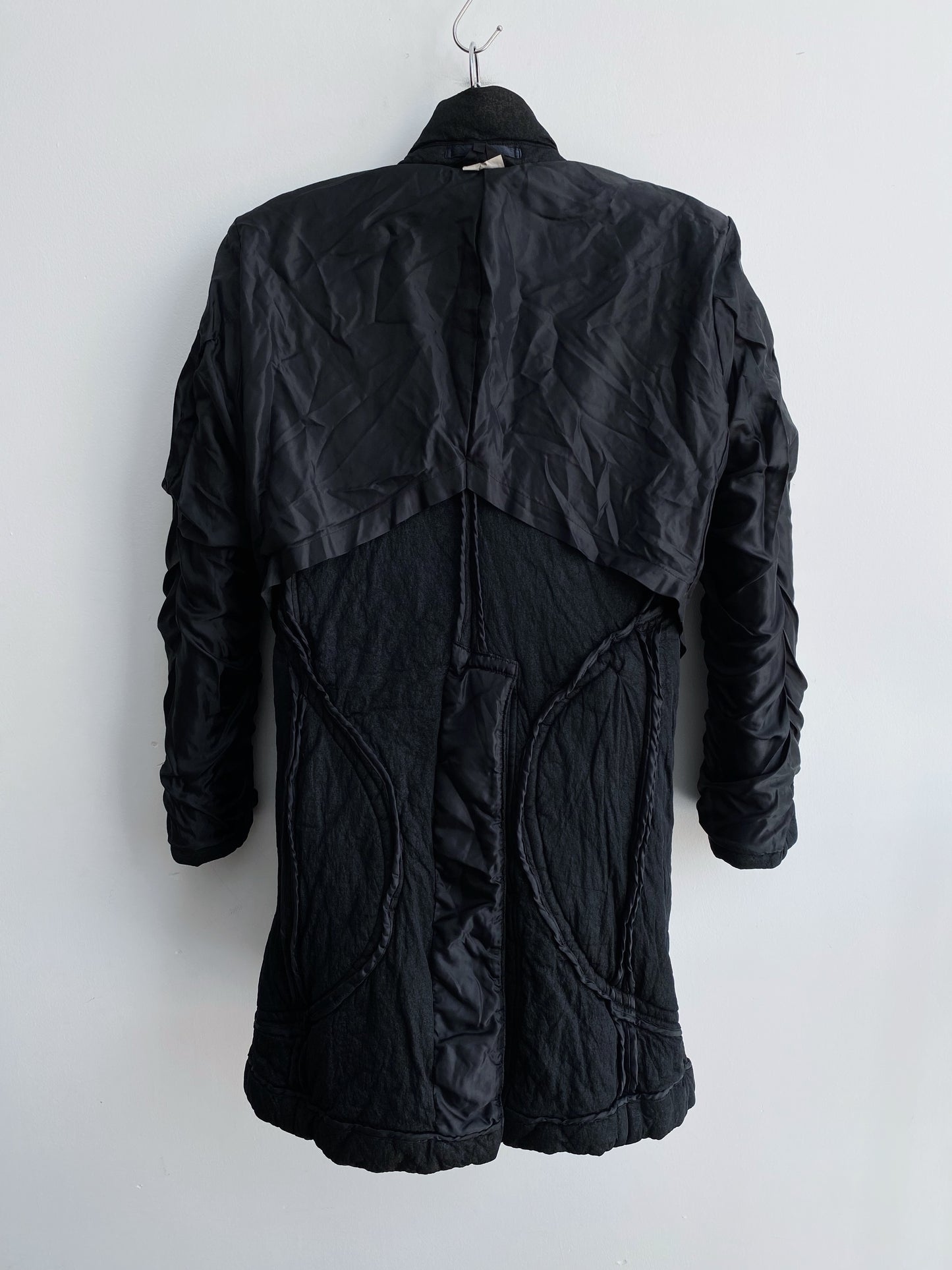 COMME DES GARCONS MAINLINE SS2017 LAYERED DEFORMATION COAT.