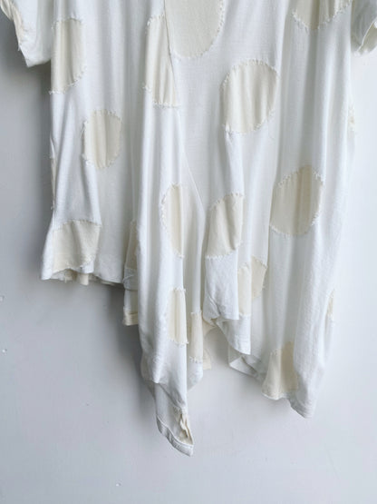 Yohji Yamamoto Y’s Spring/summer 2020 — Polka Dots Asymmetrical Shirt.