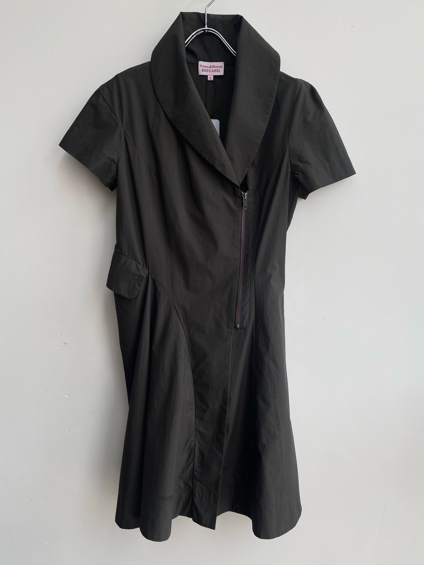 Vivienne Westwood — Asymmetry in motion dress.