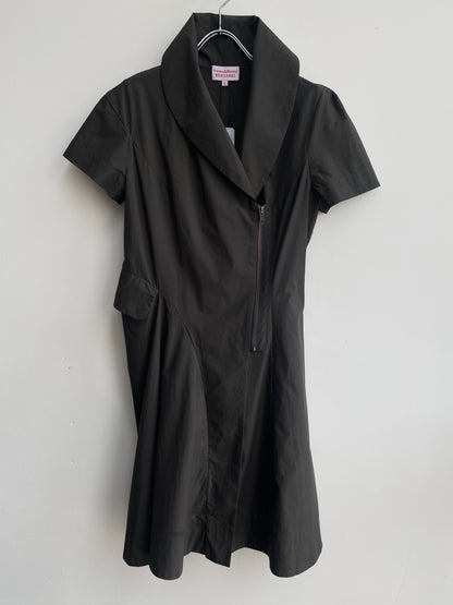 Vivienne Westwood — Asymmetry in motion dress.