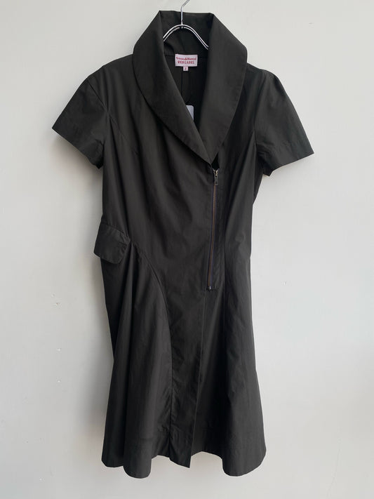 Vivienne Westwood — Asymmetry in motion dress.