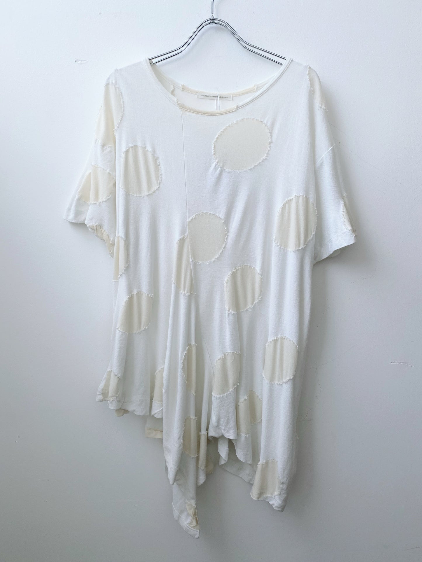 Yohji Yamamoto Y’s Spring/summer 2020 — Polka Dots Asymmetrical Shirt.