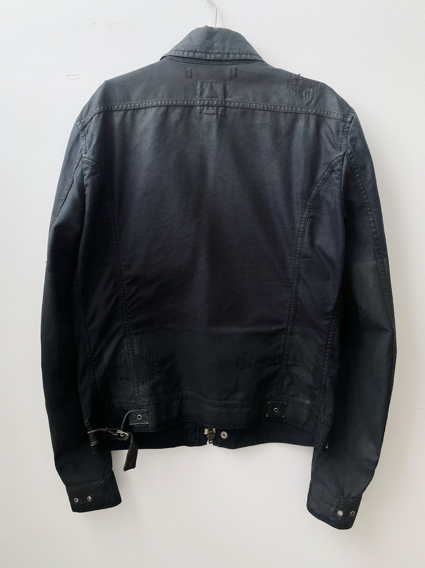 2000s Diesel – 2Way Zip Devastated Jacket.