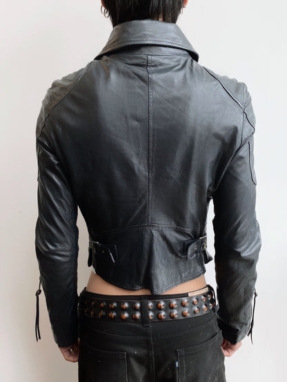 2000s Diesel — Lamb Leather Jacket.