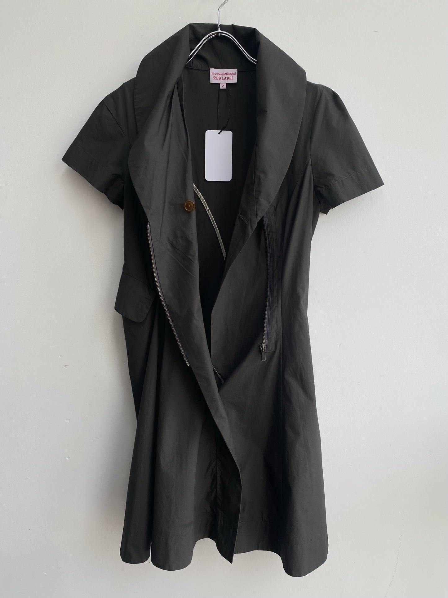 Vivienne Westwood — Asymmetry in motion dress.