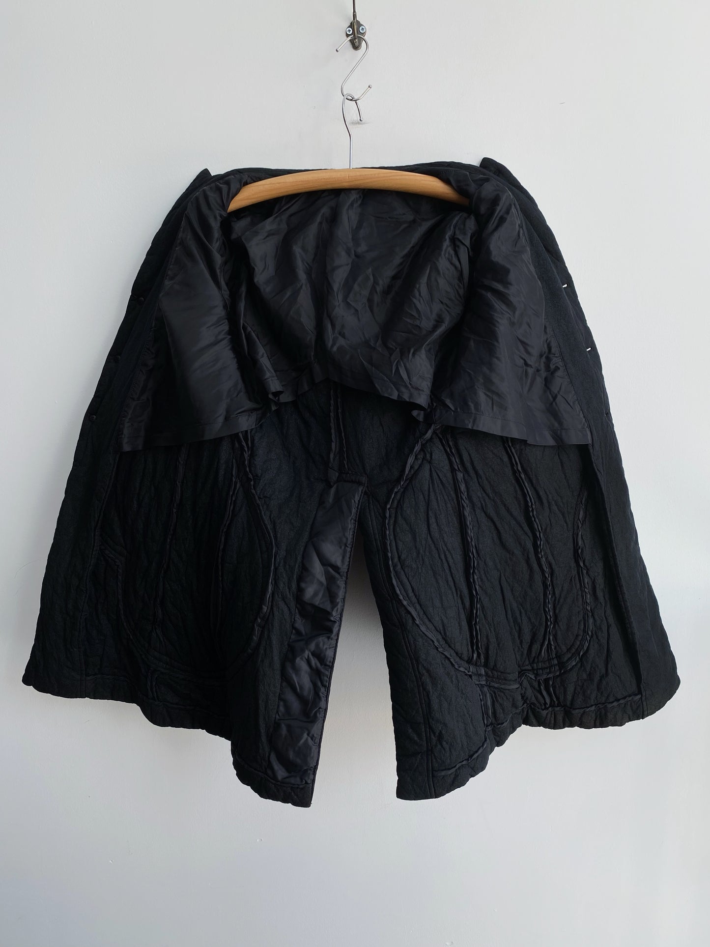 COMME DES GARCONS MAINLINE SS2017 LAYERED DEFORMATION COAT.
