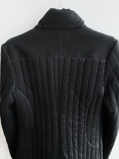 HELMUT LANG STRIPED PADDED JACKET.