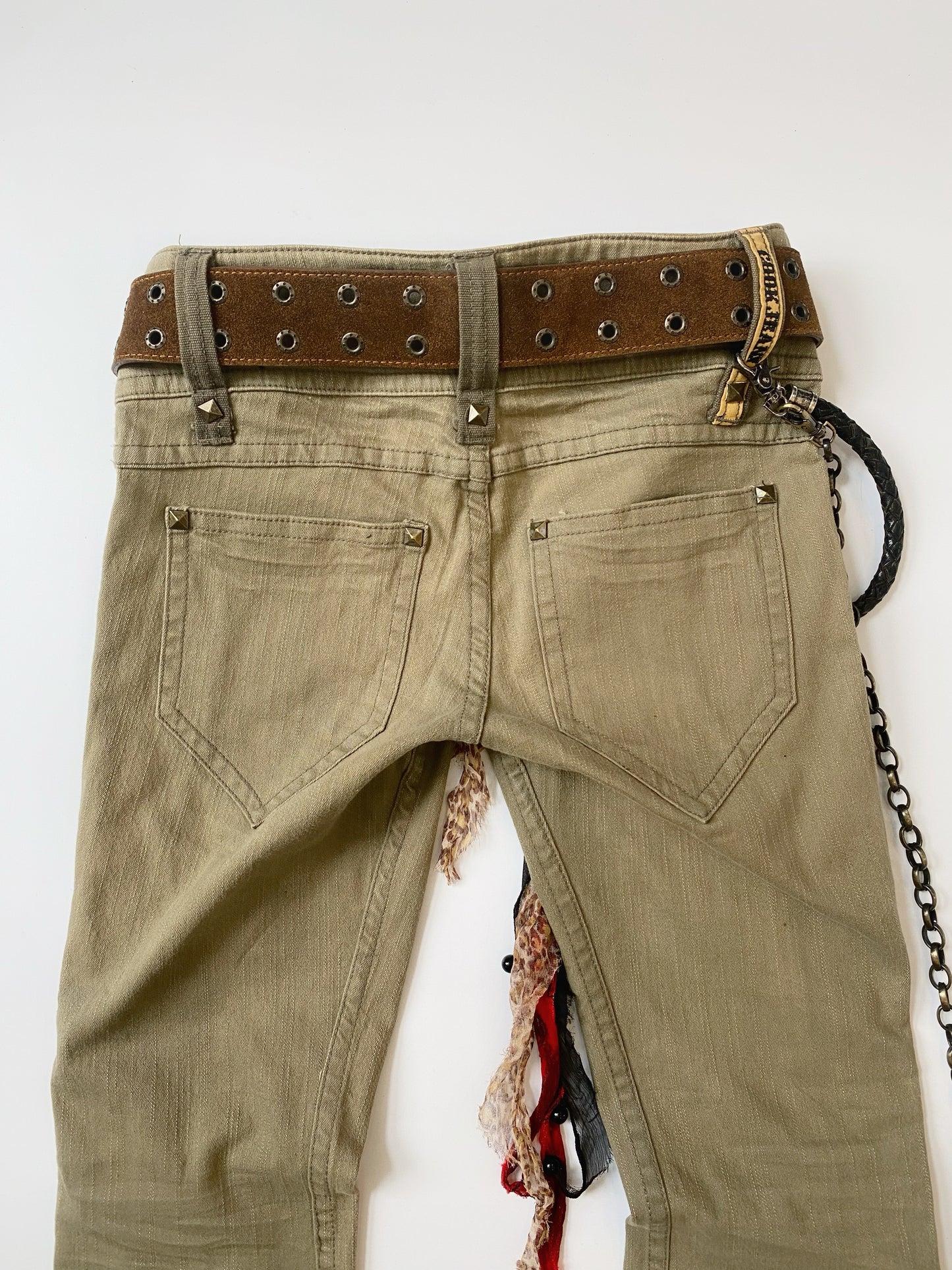 Cook Jeans low-rise flare.