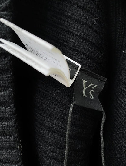 Yohji Yamamoto Y’s AW2023 – Black Ribbed Turtleneck Sweater